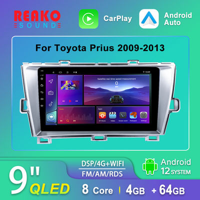 Sistema audio automotriz de Toyota Android con WiFi y la resolución de la pantalla 1024*600